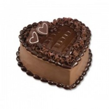 1KG HEART SHAPE CHOCOLATE CAKE